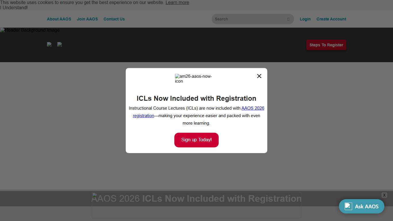 AAOS Annual Meeting Orthopaedic Education, Innovation & Networking