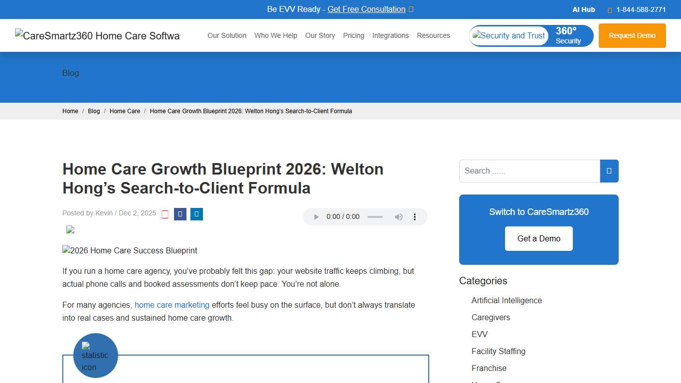 2026 Home Care Growth Blueprint: Turn Searches Into Clients